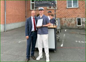 Legat til gymnasieelev fra Lolland Håndværker Og Industriforening.